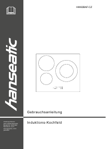 Bedienungsanleitung Hanseatic HHI63BAF-CZ Kochfeld