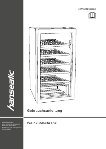 Bedienungsanleitung Hanseatic HWC24FCBH-2 Weinklimaschrank