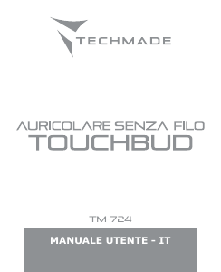 Manual de uso Techmade TM-724-LBL Auriculares