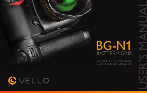 Handleiding Vello BC-N1 Battery grip