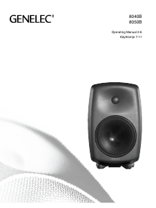 Handleiding Genelec 8040D Luidspreker