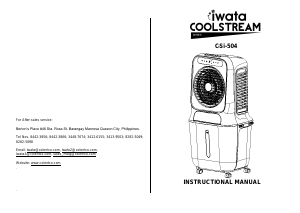 Manual Iwata COOLSTREAM CSi-504 Fan