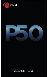 Manual de uso PCD P50 Teléfono móvil