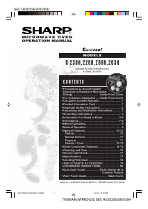 Handleiding Sharp R-230H Magnetron