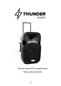 Használati útmutató Thunder ACCU-10 Hangszóró