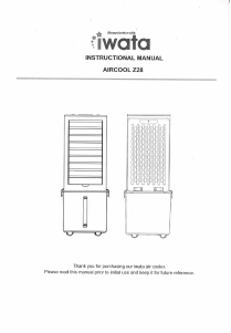 Handleiding Iwata AIRCOOL-Z28 Ventilator