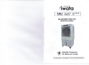 Handleiding Iwata BLIZZARD PRO DC Ventilator