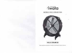 Handleiding Iwata HVLS DRUM 60 Ventilator