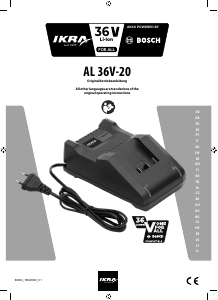 Manual de uso Ikra AL 36V-20 Cargador de batería