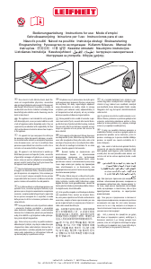 説明書 Leifheit 72583 Air Board Table Compact Tabletop アイロンボード