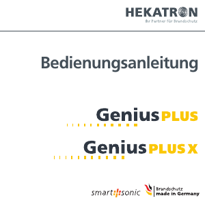 Bedienungsanleitung Hekatron Genius Plus Rauchmelder
