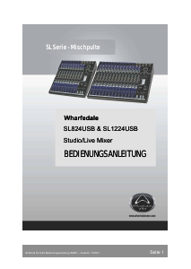 Bedienungsanleitung Wharfedale SL1224USB Mischpult