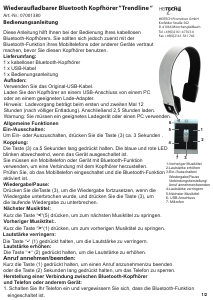 Bedienungsanleitung Heitech 07001380 Trendline Kopfhörer