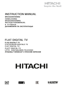 Handleiding Hitachi 43HBT62 LED televisie