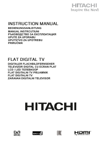 Handleiding Hitachi 55HGW69 LED televisie