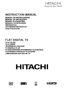 Handleiding Hitachi 32HE2000 LED televisie