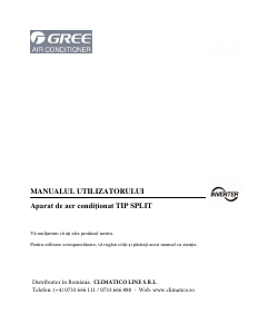 Manual Gree GWH12KF-K3DNB4J Aer condiționat