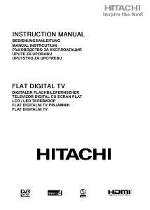 Handleiding Hitachi 49HK6003W LED televisie