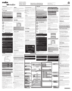 Manual Mabe RMS400IAMRX0 Fridge-Freezer