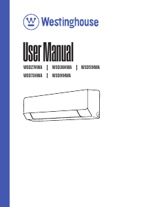 Manual Westinghouse WSD27HWA-I Air Conditioner