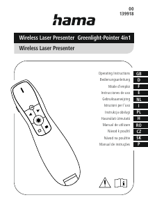 Handleiding Hama 00139918 Presenter