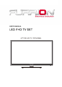 Handleiding Furrion FEFS43N8A LED televisie