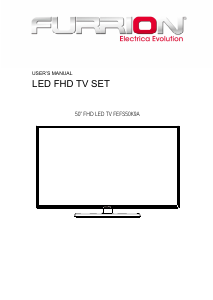 Handleiding Furrion FEFS50K9A LED televisie