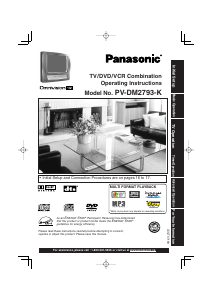 Manual Panasonic PV-DM2793-K Television