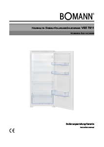 Manual Bomann VSE 7811 Refrigerator