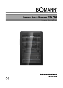 Handleiding Bomann KSG 7290 Wijnklimaatkast