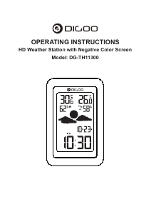 Handleiding Digoo DG-TH11300 Weerstation