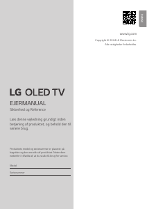 Brugsanvisning LG OLED97G42LW OLED TV