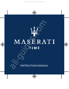 Bedienungsanleitung Maserati R8851118016 Epoca Armbanduhr