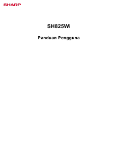 Panduan Sharp SH825Wi Telepon Seluler