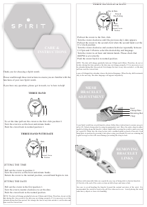 Handleiding Spirit SP4027 Horloge