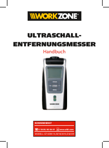 Bedienungsanleitung Workzone GT-UDM-10 Laser-entfernungsmesser