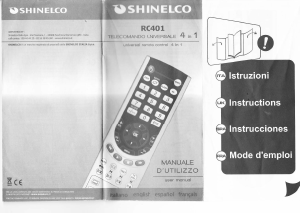 Handleiding Shinelco RC401 Afstandsbediening