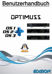 Bedienungsanleitung Edision optimuss OS 3+ Digital-receiver