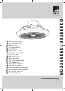 Handleiding Eglo 35138 Kostrena Plafondventilator