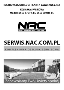 Instrukcja NAC LS50-575-HS-ES Kosiarka
