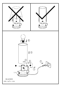 Manual de uso Eglo 43929 Lámpara