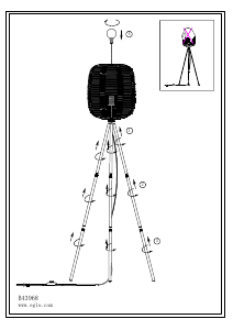 Посібник Eglo 43968 Лампа