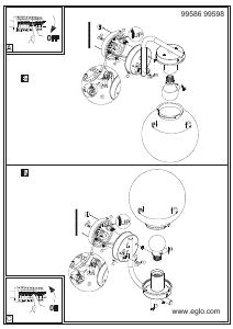 Návod Eglo 99598 Svietidlo