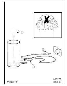 Manual de uso Eglo 901068 Lámpara