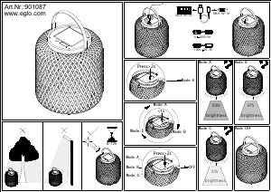 説明書 Eglo 901087 ランプ