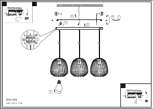 説明書 Eglo 901098 ランプ