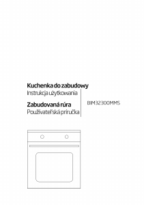 Instrukcja BEKO BIM 32300 MMS Piekarnik