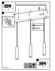 Bruksanvisning Eglo 901124 Lampe