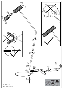説明書 Eglo 901155 ランプ