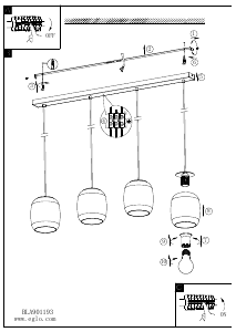 説明書 Eglo 901193 ランプ